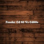 Fender Cd 60 Vs Cd60s