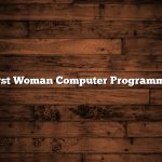 First Woman Computer Programmer