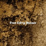 Free Cd+g Burner