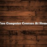 Free Computer Courses At Home