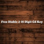 Free Diablo 2 16 Digit Cd Key