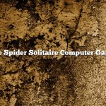 Free Spider Solitaire Computer Games