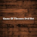 Game Of Thrones Dvd Set