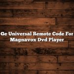Ge Universal Remote Code For Magnavox Dvd Player