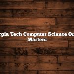 Georgia Tech Computer Science Online Masters