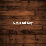 Gta 5 Cd Key