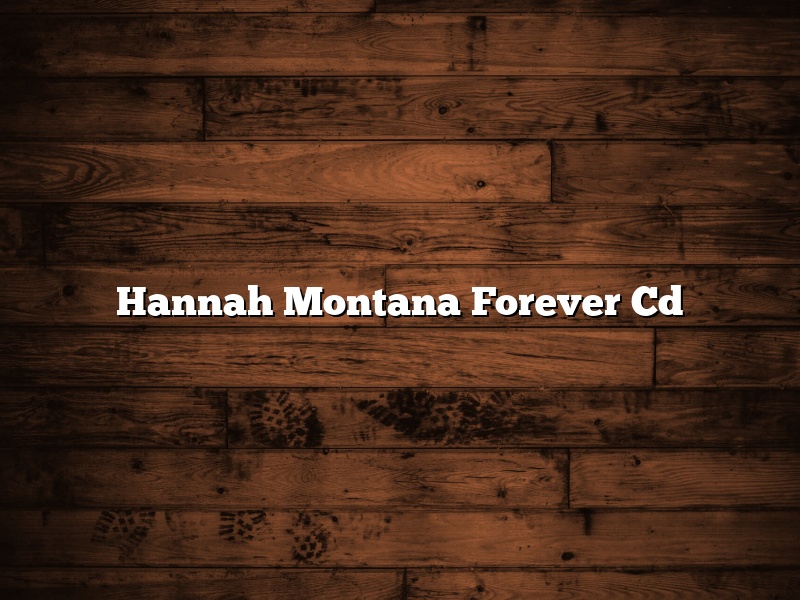 Hannah Montana Forever Cd