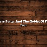 Harry Potter And The Goblet Of Fire Dvd