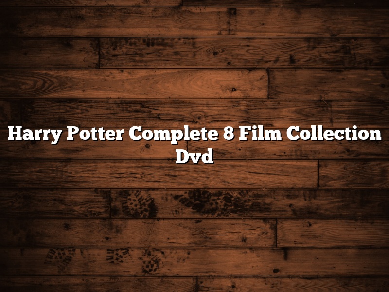 Harry Potter Complete 8 Film Collection Dvd