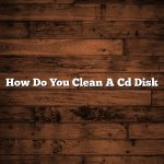 How Do You Clean A Cd Disk