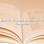 How To Connect Hp Printer To Computer