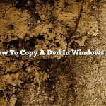 How To Copy A Dvd In Windows 10