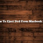 How To Eject Dvd From Macbook Pro