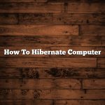 How To Hibernate Computer