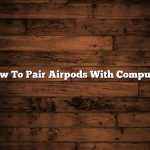 How To Pair Airpods With Computer