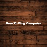 How To Ping Computer