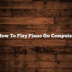 How To Play Piano On Computer