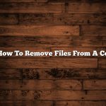 How To Remove Files From A Cd