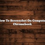 How To Screenshot On Computer Chromebook