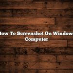 How To Screenshot On Windows Computer