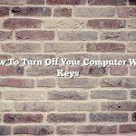 How To Turn Off Your Computer With Keys