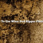 How To Use Winx Dvd Ripper Platinum