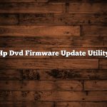 Hp Dvd Firmware Update Utility