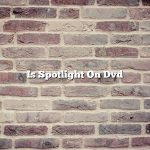 Is Spotlight On Dvd