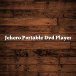 Jekero Portable Dvd Player