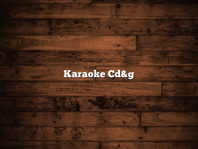 Karaoke Cd&g