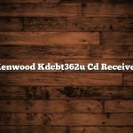 Kenwood Kdcbt362u Cd Receiver