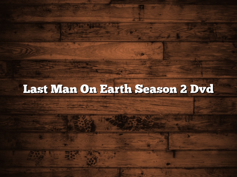 Last Man On Earth Season 2 Dvd