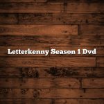 Letterkenny Season 1 Dvd