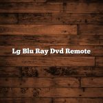 Lg Blu Ray Dvd Remote