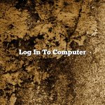 Log In To Computer