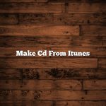 Make Cd From Itunes