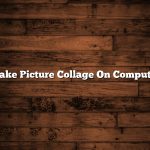 Make Picture Collage On Computer