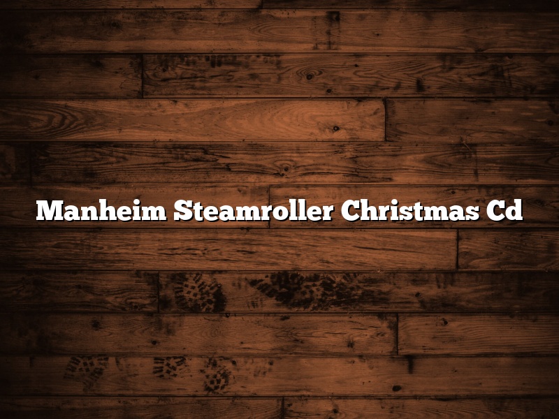 Manheim Steamroller Christmas Cd