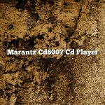 Marantz Cd6007 Cd Player