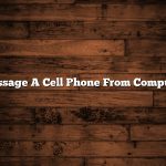 Message A Cell Phone From Computer