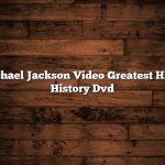 Michael Jackson Video Greatest Hits – History Dvd