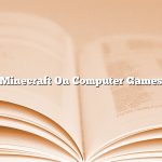 Minecraft On Computer Games