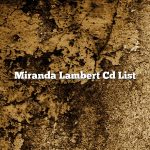 Miranda Lambert Cd List