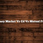 Money Market Vs Cd Vs Mutual Fund