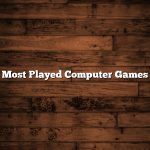 Most Played Computer Games