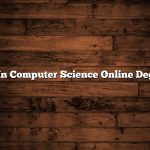 Ms In Computer Science Online Degree