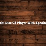 Multi Disc Cd Player With Speakers