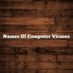 Names Of Computer Viruses