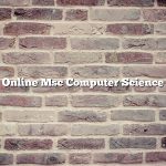 Online Msc Computer Science