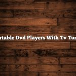 Portable Dvd Players With Tv Tuner